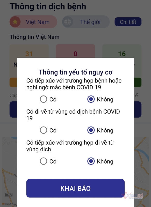 Khai báo y tế 3